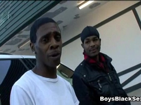 Interracial bareback gay hardcore sex 22