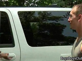 Gay interracial hardcore sex video from blacksonboys 26