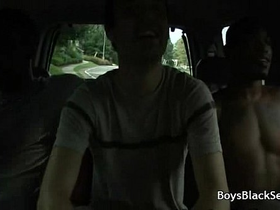 Hardcore interracial bareback gay sex video 05
