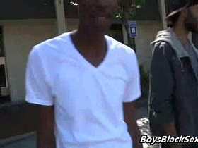 Blacksonboys - interracial bareback hardcore gay fuck video 08