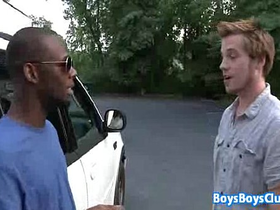 Interracial hardcore gay bareback sex fuck movie