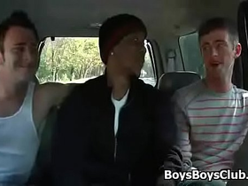 Blacks on boys - gay interracial fuck video 29