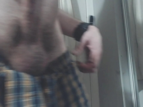Roommate shows his asshole & farts as joke, didn';t know i recorded his cumshot